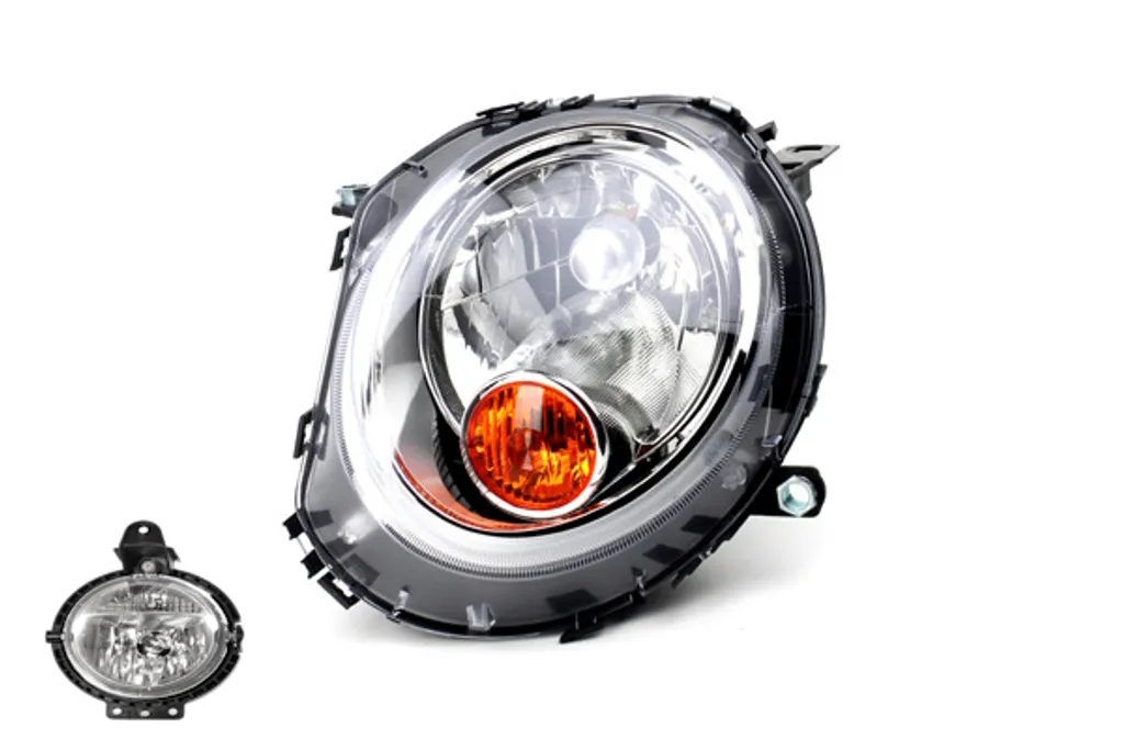 Johns, Fari alogeni adatti per BMW Mini R55 56 57 58 59 10/ 06- H4 Li. + fendinebbia 63122751263 2751263 63172751295 51112751295 2751295