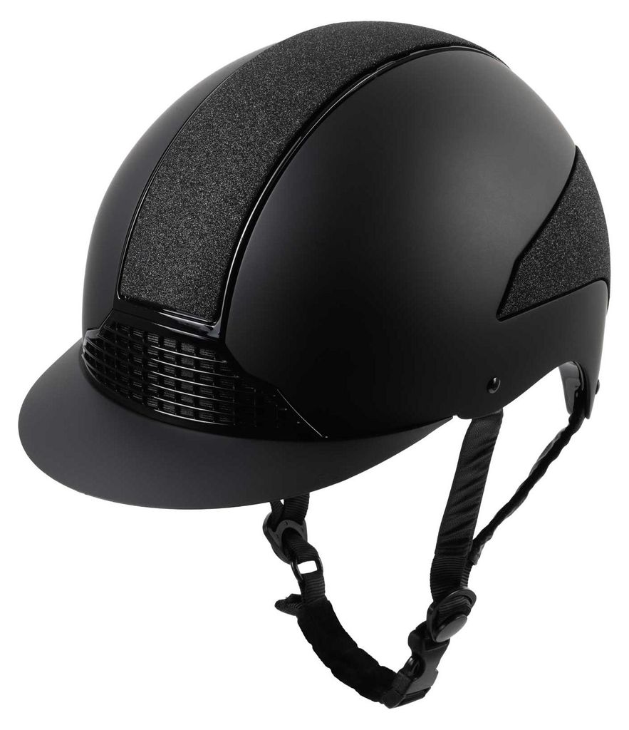 Waldhausen Reithelm Swing H24 black matt, Größe:55-57 cm