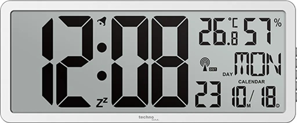Technoline WS8135 Horloge Murale avec Réception DCF et Dateur Digital