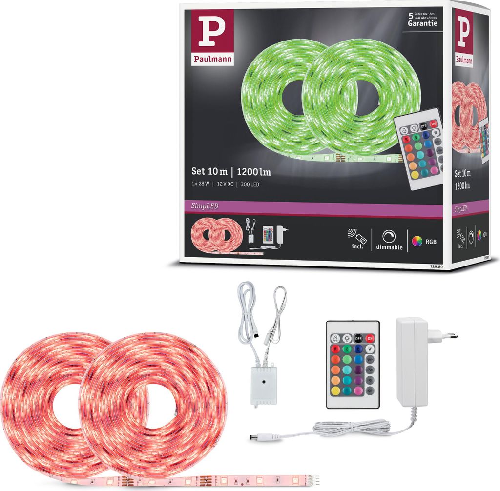 Paulmann SimpLED LED Strip RGB Komplettset