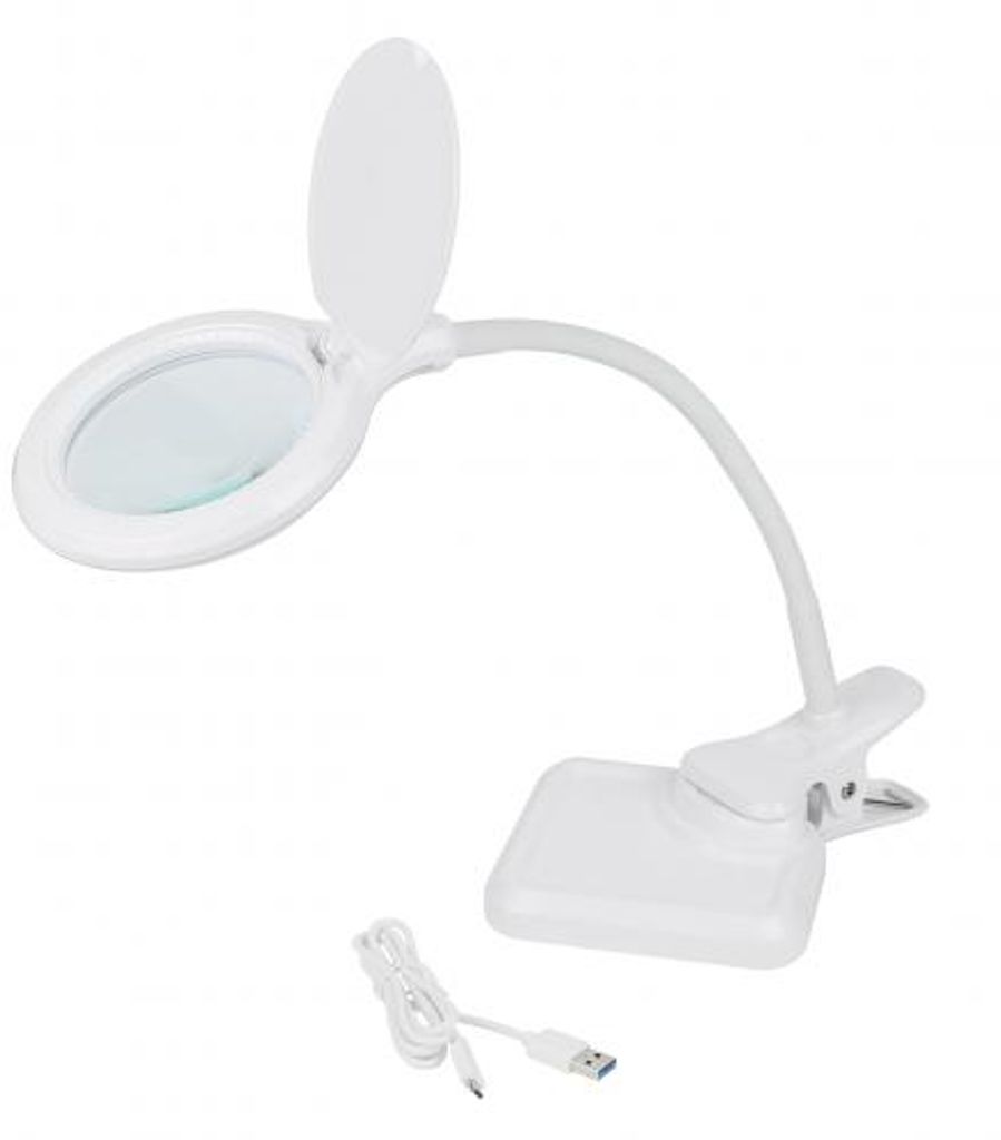 LED Tischlupenleuchte 3D mit Klemme 8096LED-3