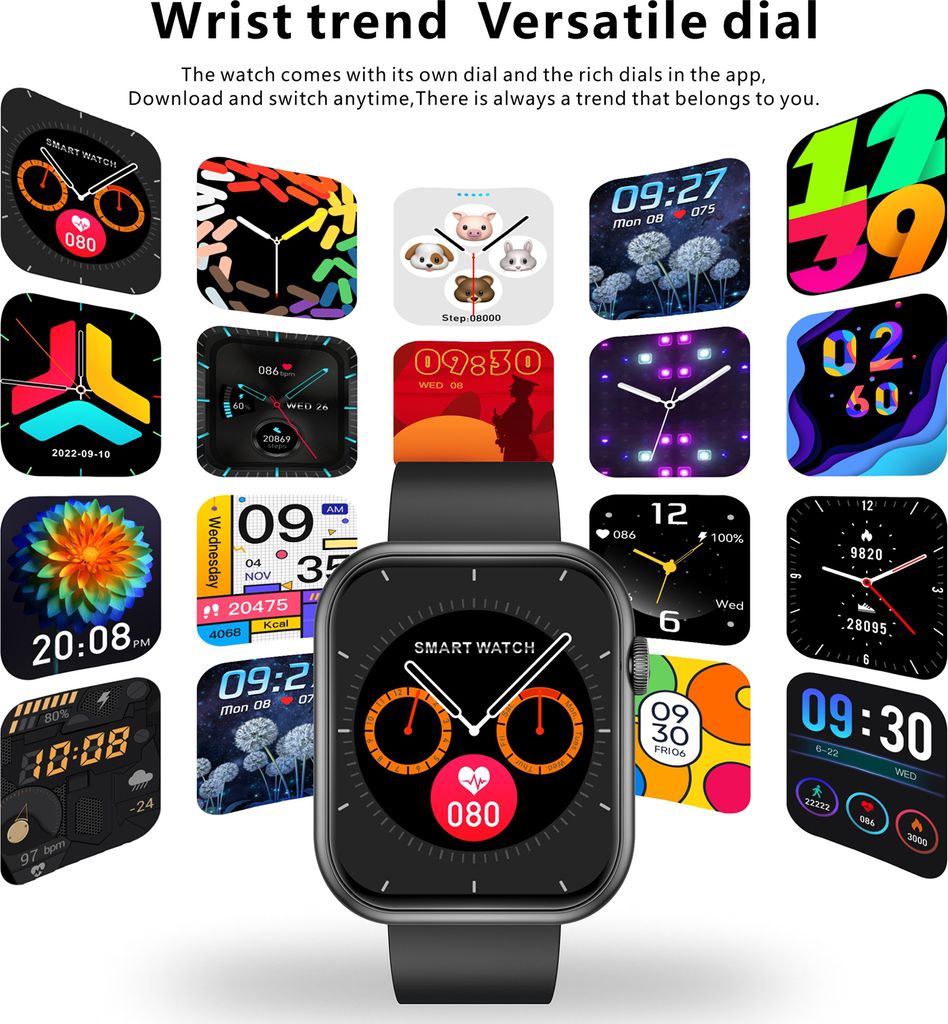 Chytré hodinky QX7Pro, sportovní náramek, hodinky Obrázek produktu 12