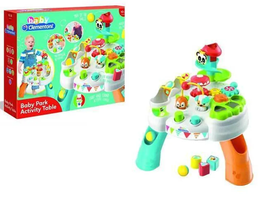 Clementoni Baby Table d'activités interactive et table d'éveil premier âge - 14