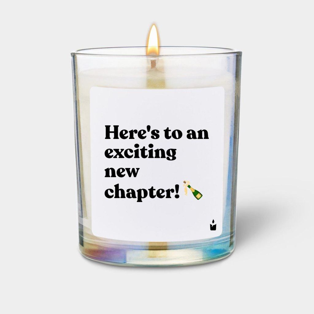 ChattyCandles Duftkerze Rainbow Flowery Here's to an exciting new chapter!