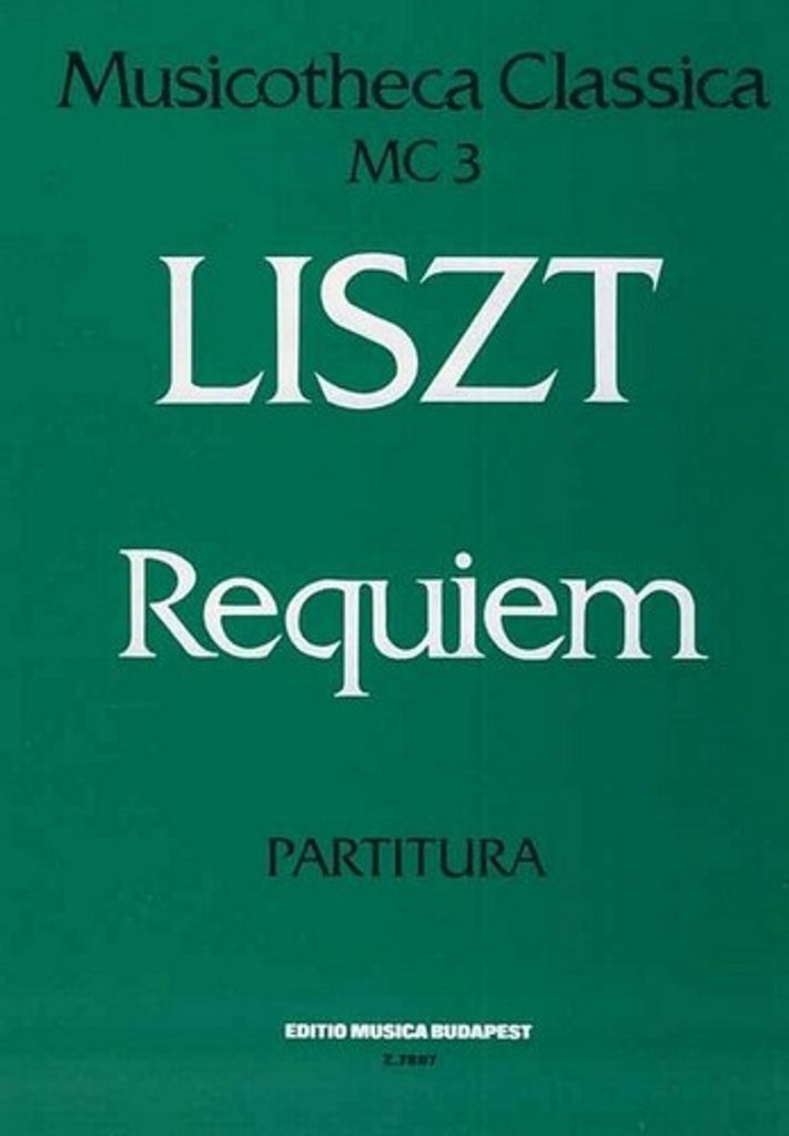 Requiem für Männerchor und Orgel (Blechbläser ad lib.) Partitur (la)