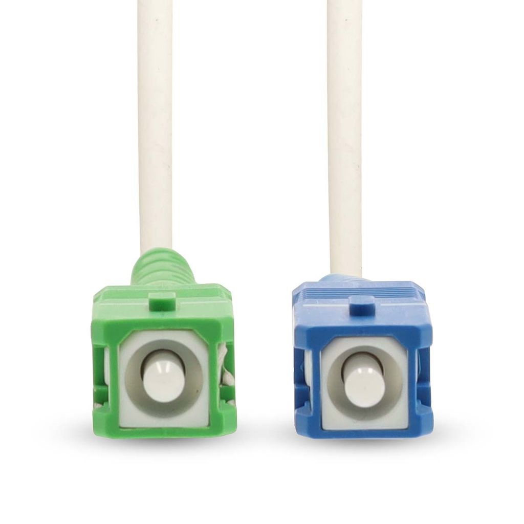 Nedis Glasfaser-Netzwerkkabel - SMF (Single Mode Phase) - SC/APC - SC/UPC - 100 Gbps - 6.00 m - Weiss - Gift Box with Euro Lock