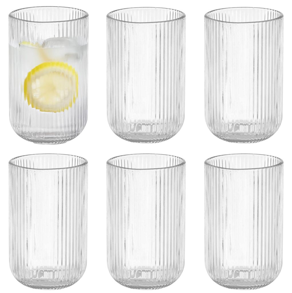 Vivalto Longdrink - 6x Stuck - 430 ml - Glas - transparent Produktbild 