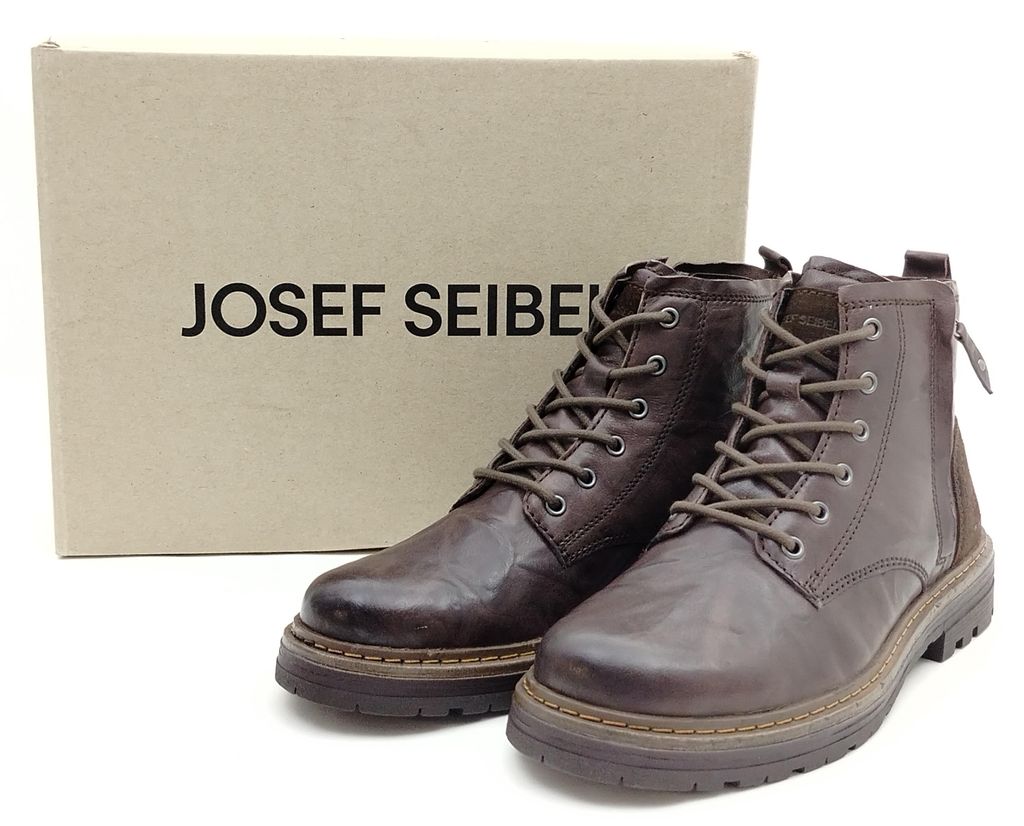 Josef Seibel Herren Knöchel Schnürschuh mit seitlichem Produktbild 