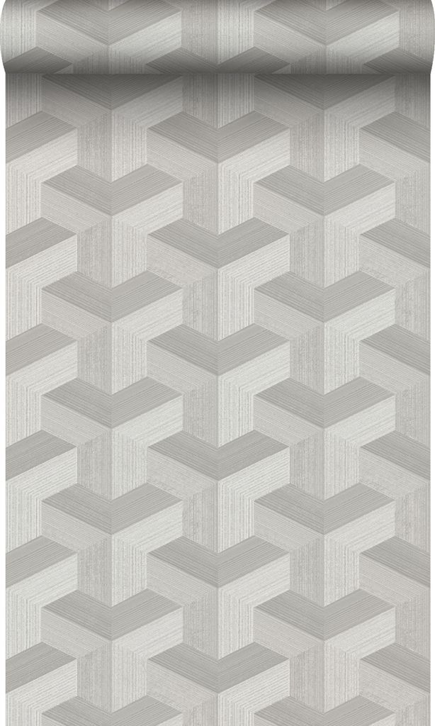 Origin Wallcoverings Tapete 3D-Muster Grau 50 x 900 cm