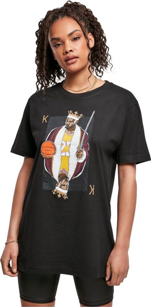Mister Tee King James La Kurzarm-t-shirt Schwarz L Frau Schwarz L