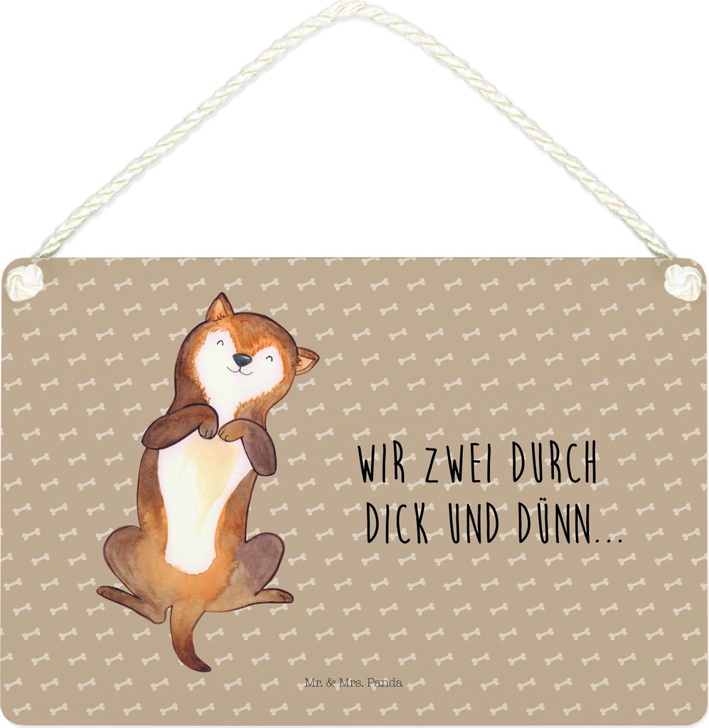 Mr. & Mrs. Panda Wandschild Hund Streicheln DIN A4 - Hundeglück - Geschenk, Türschild, kleine aufmerksamkeit, Hunde, Treu, wandhänger, Hundelieb...