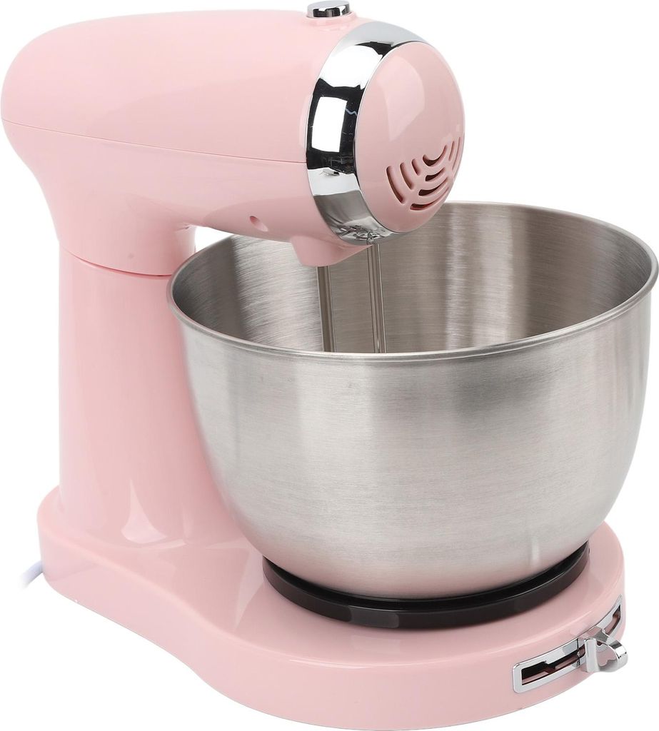 3.2L Elektrischer Standmixer Edelstahl 5 Geschwindigkeiten Automatischer Küchenmixer Elektrische Küchenmaschine mit 2 Knethaken EU Stecker 220V