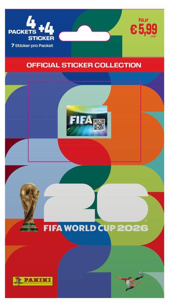 FIFA World Cup 2026 Sticker Collection Mini Multipack Deutsche Version