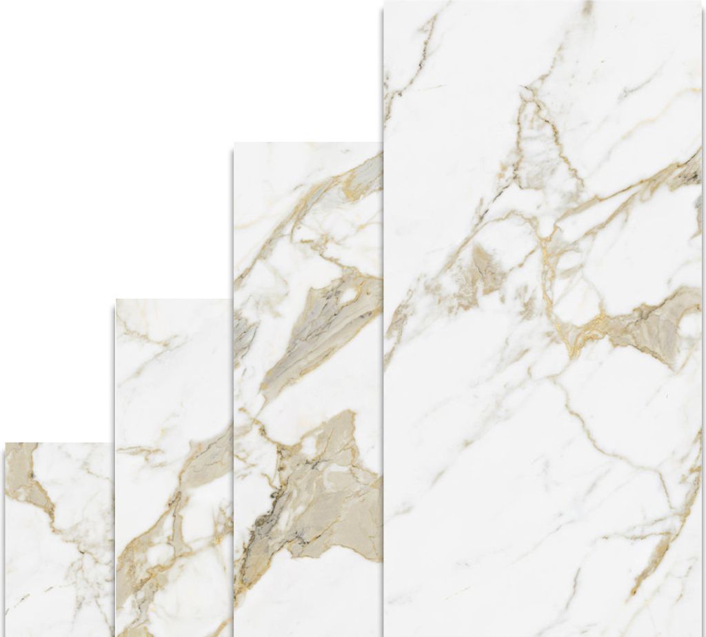 Belvit Genova Gold Marmor Fliese Glanz 60x120cm