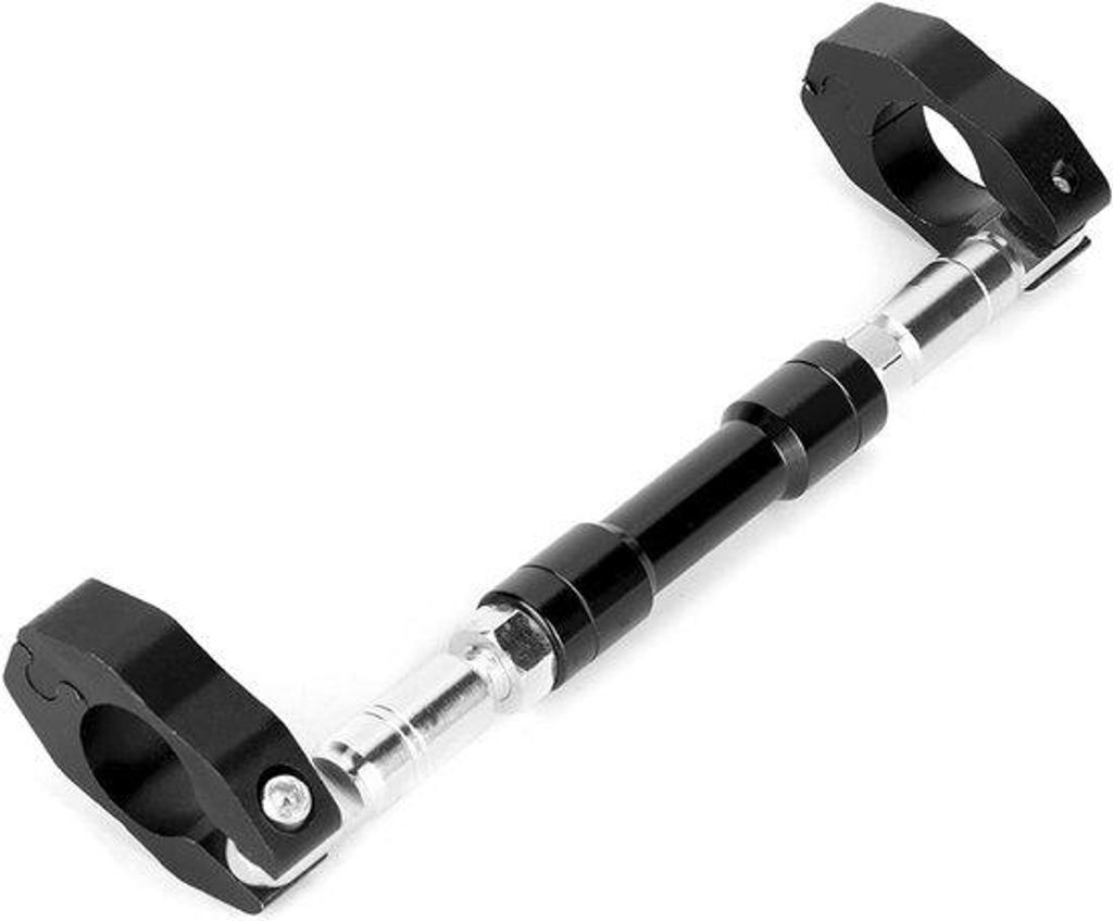 Aluminium Motorcross Stuurkruis Hefboomstaaf 22mm Verstelbaar 28-32cm Schwarz