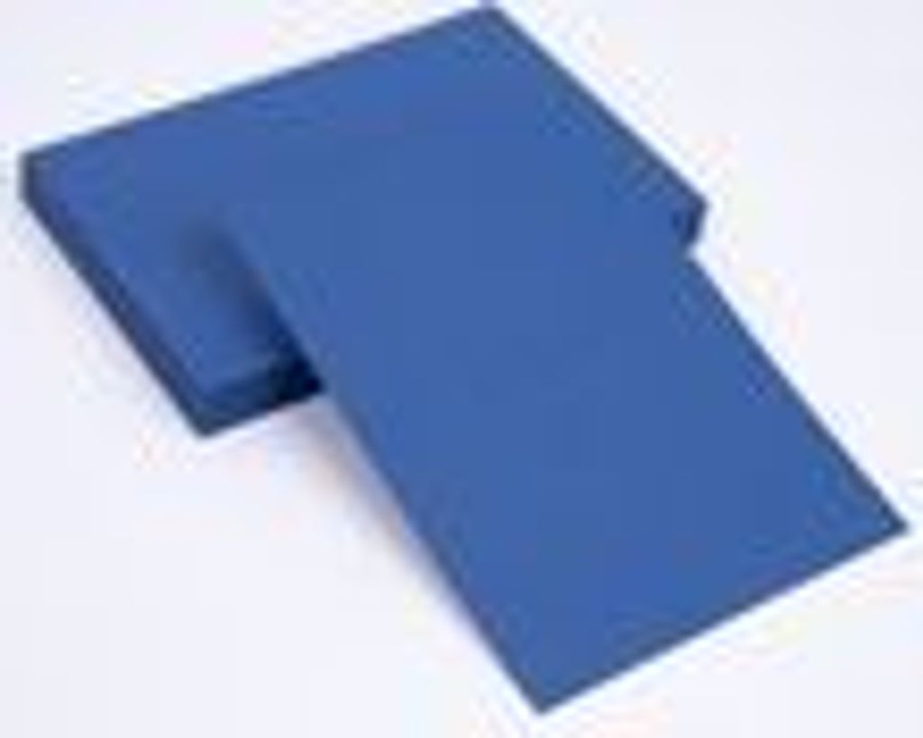 50 x Geschenkkarten DIN A6 blanko Tonkarton Postkarte Saphir Blau