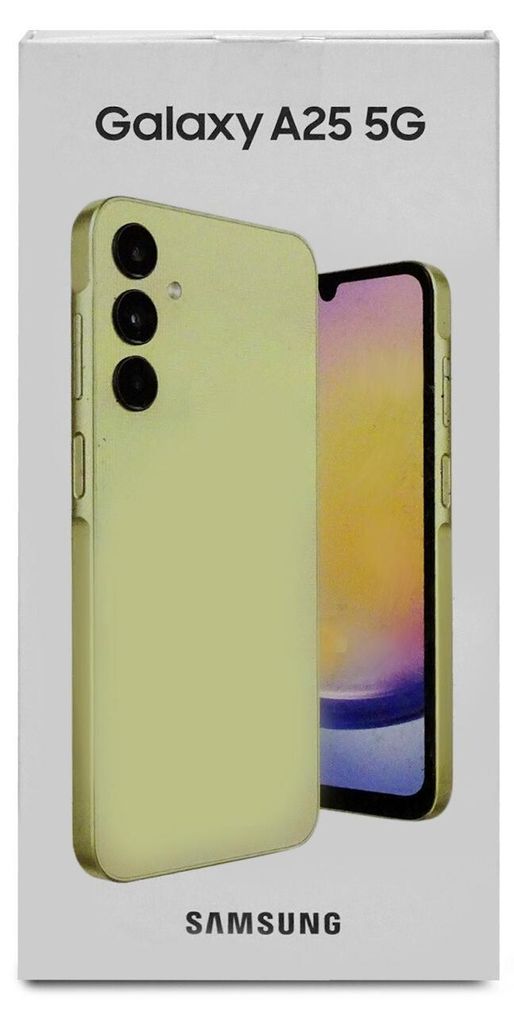 SAMSUNG Galaxy A25 5G Smartphone gelb 128 GB Produktbild 