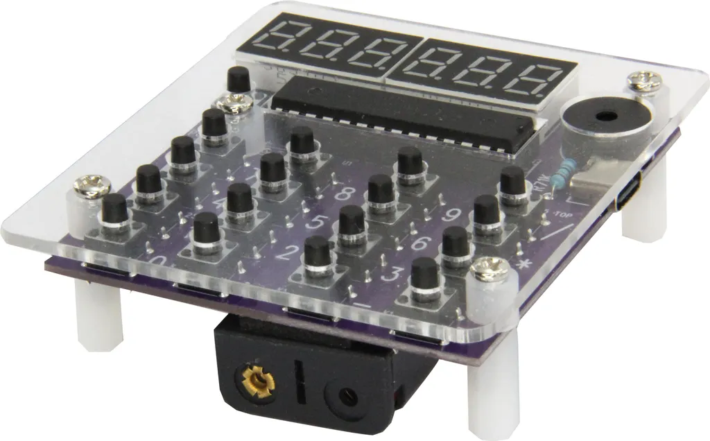 Kit soudure calculatrice programmable avec boîtier acrylique et piles - 3