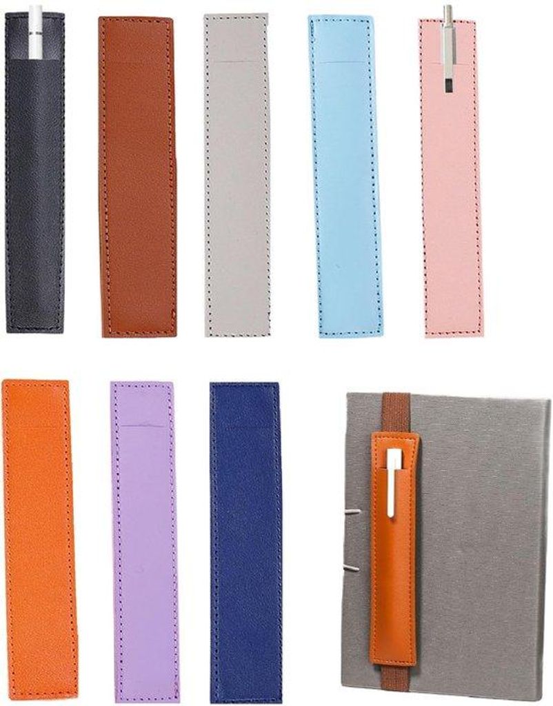 Elastische Stifthalter mit Etui und Stiftschutz, für Notizbücher und Bücher