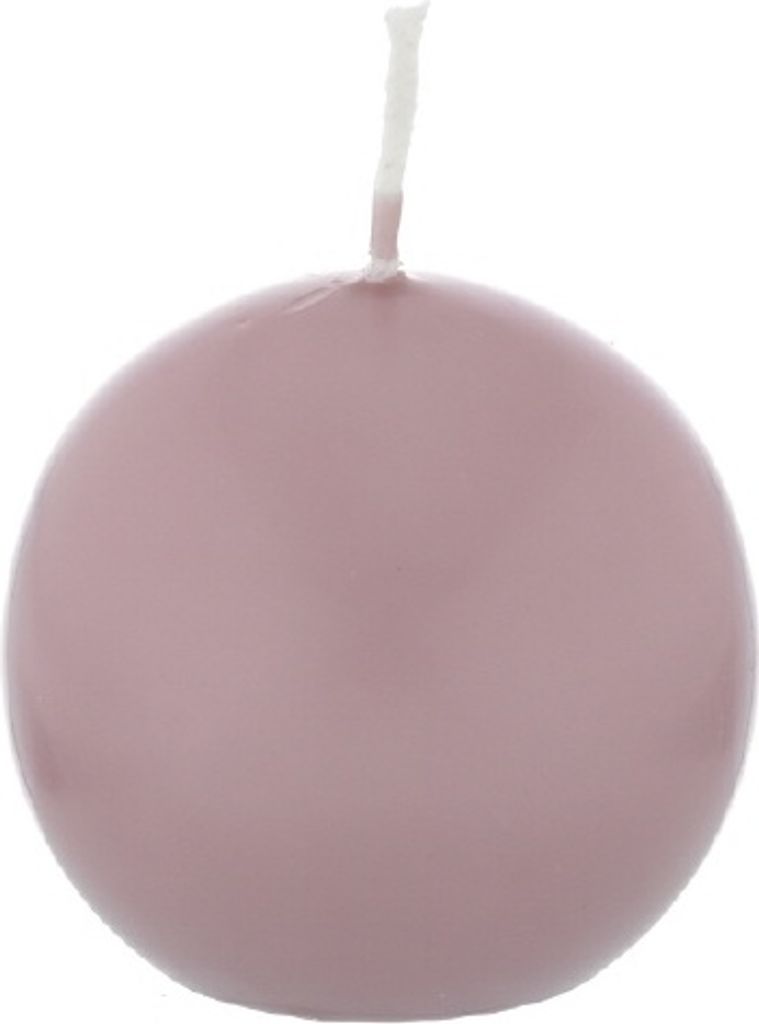 Kugelkerzen Antique Pink, Ø 60 mm, 16 Stück, dt. Kerzen in RAL Kerzenqualität, Kein rußen und tropfen