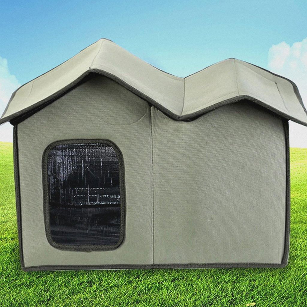 Katzenhaus Haret Outdoor | Unterschlupf für Katzen und Hunde, temporärer Unterschlupf für Camping, Garten, Terrasse, Balkon, Winter und Sommer