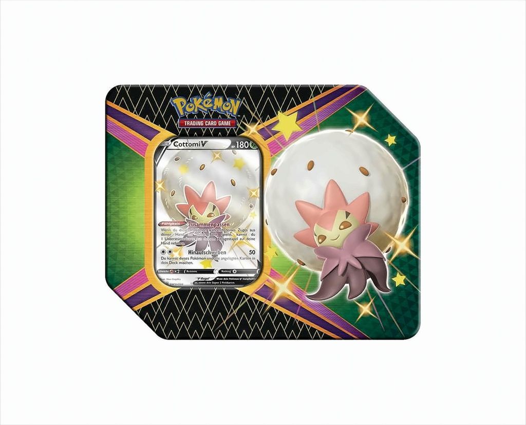 Pokemon Sammelkarten SWSH 4.5 Tin Box 'Glänzendes Produktbild 
