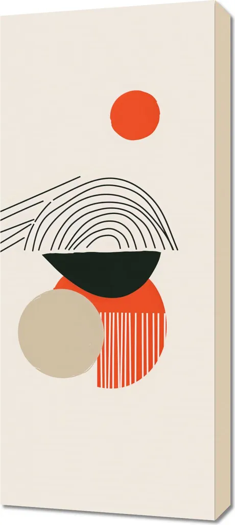 Quadro Moderno Sole Centrale 40x90 cm - Luxury Home Decor Online