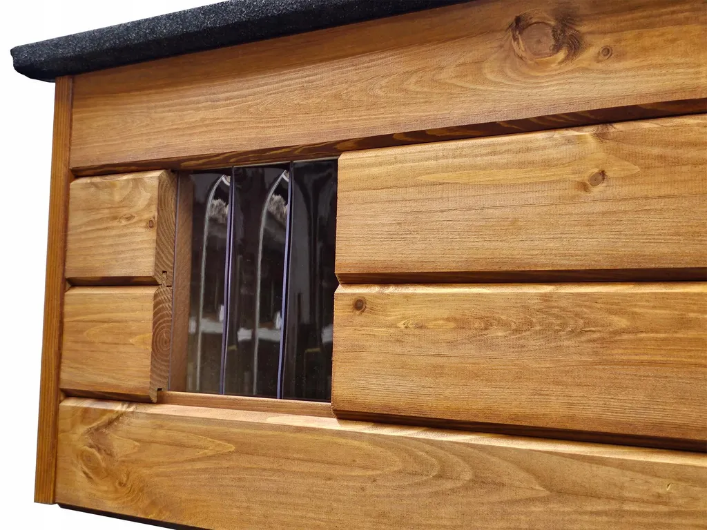Niche chat résistante aux intempéries - Maison bois XXL Rustica neuve