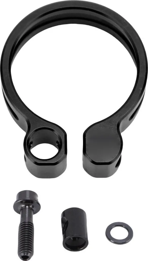 Support de Selle de Vélo 34,9 mm Alliage Léger - Compatible 31,6 mm Noir