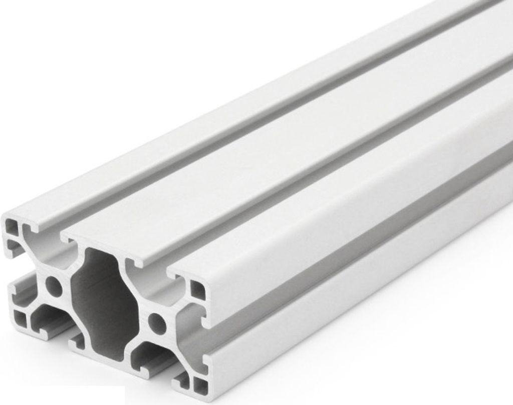 Länge 1040mm - Aluminiumprofil 30x60L I-Typ Nut 6 (leicht), silber eloxiert. Aluminium Profil 30x60 Alu Profil 30 x 60 Montage- Systemprofil