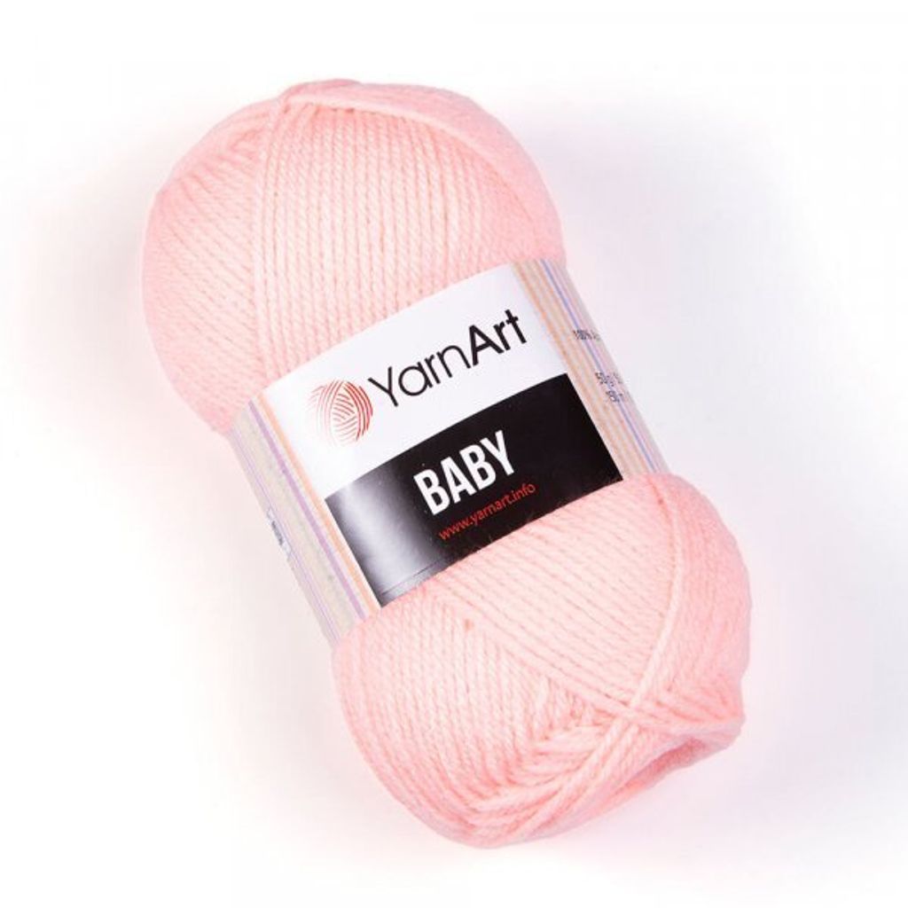 Yarn Art Baby 204 Light Pink Pletacia priadza Obrázok produktu 