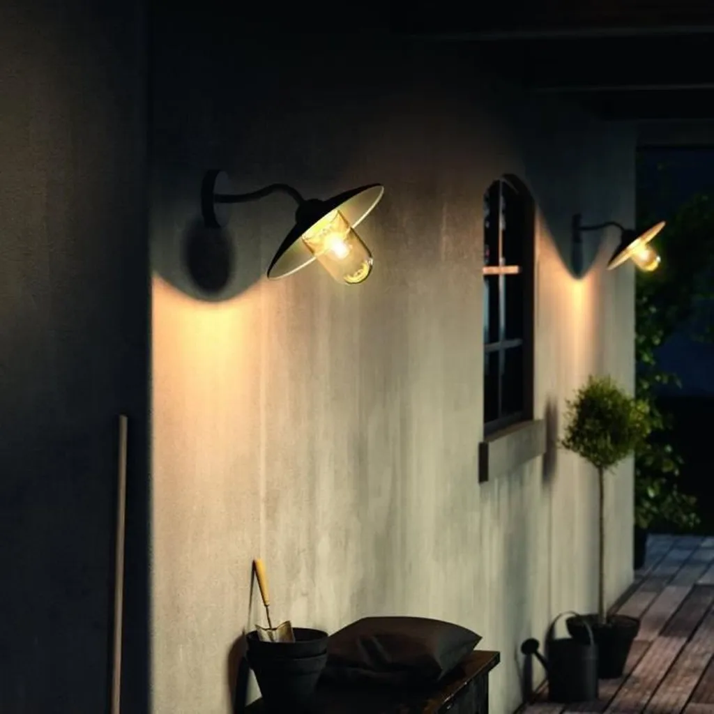 Luminaire extérieur étanche IP44 Philips Hammock E27 Noir Métal