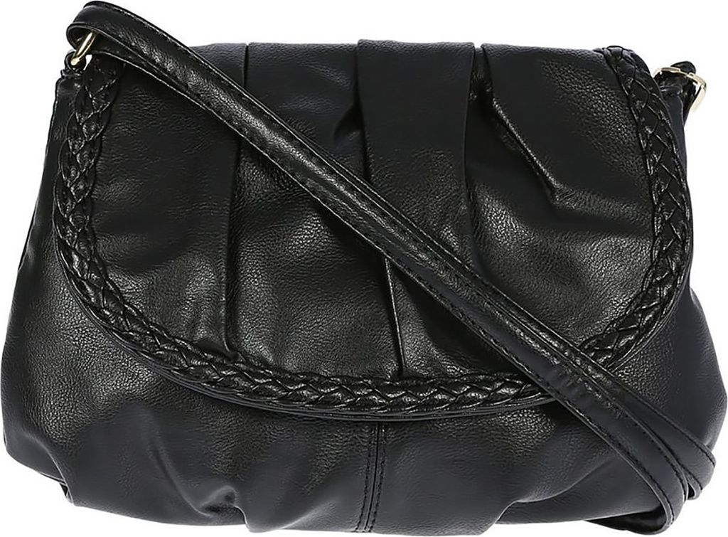 Bag Street Kunstleder Tasche Damen Abendtasche schwarz OTJ132S