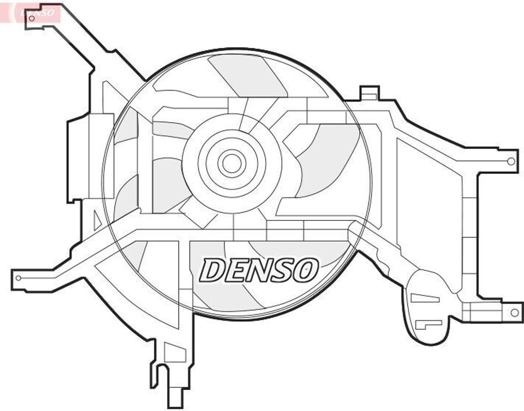 Lüfter, Motorkühlung DENSO DER37002