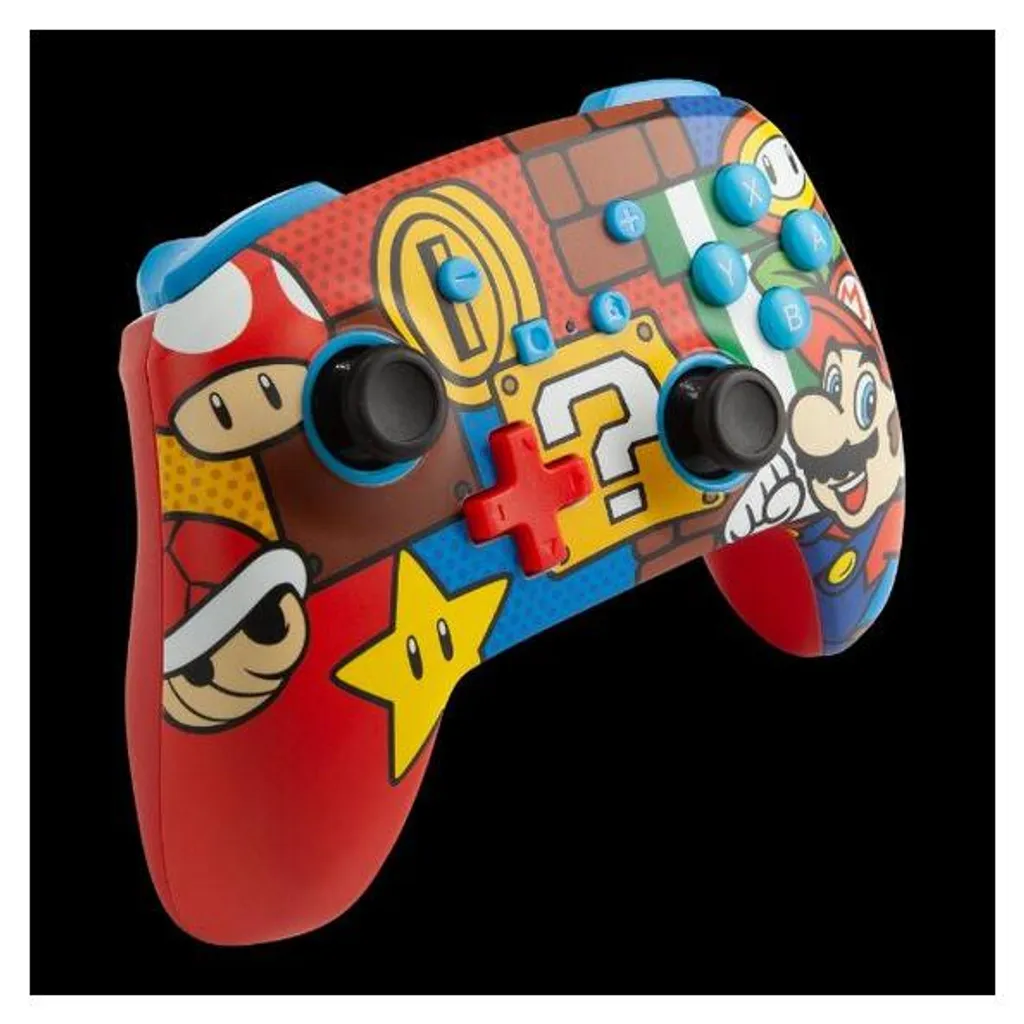 Manette Switch sans fil PowerA Mario Pop avec Boutons Programmables - 10