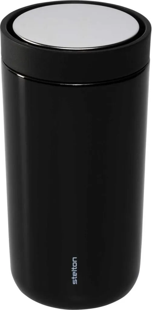Stelton To Go Click 200ml Nera - Mug Termica da Scrivania e Viaggio