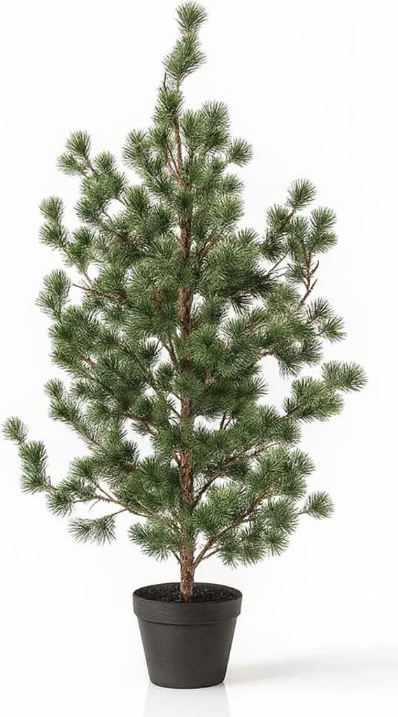 Sapin artificiel 120 cm sans perte d'aiguilles - Mixte Pin et Cèdre