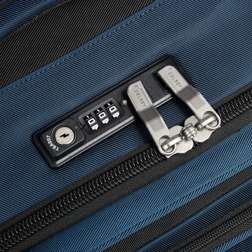 Valise souple extensible DELSEY PARIS trolley à 4 roues multidirectionnelles - 7