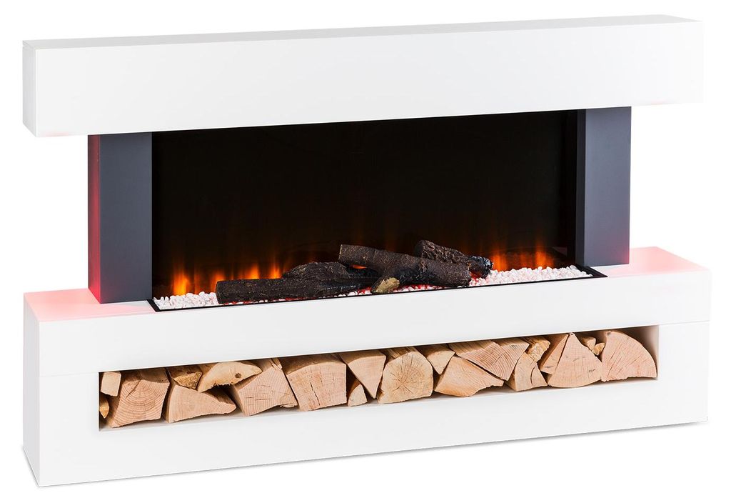 Klarstein Deko Kamin mit LED-Flammen, Elektro Kamin mit Produktbild 