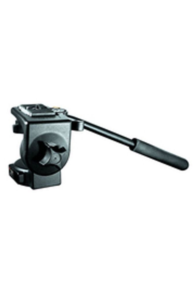 Manfrotto Micro Fluid Video Head + QRCP Stativkopf Schwarz Aluminium