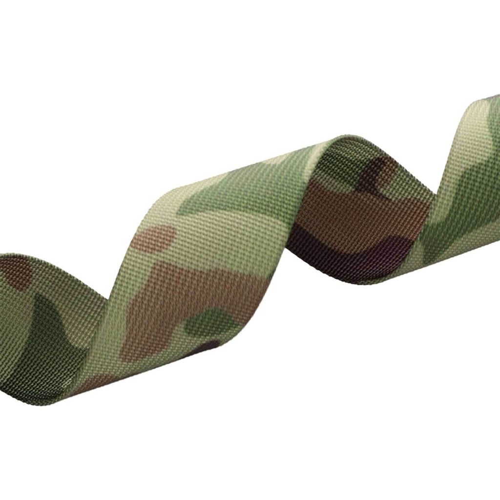 1m Gurtband im Tarnmuster Design aus Polyester camouflage multicam Taschengurt