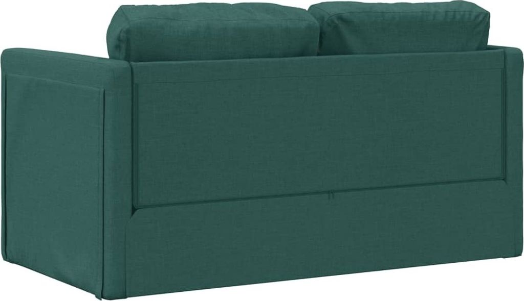 vidaXL Bodensofa mit Schlaffunktion Dunkelgrün 112x174x55 Produktbild 4