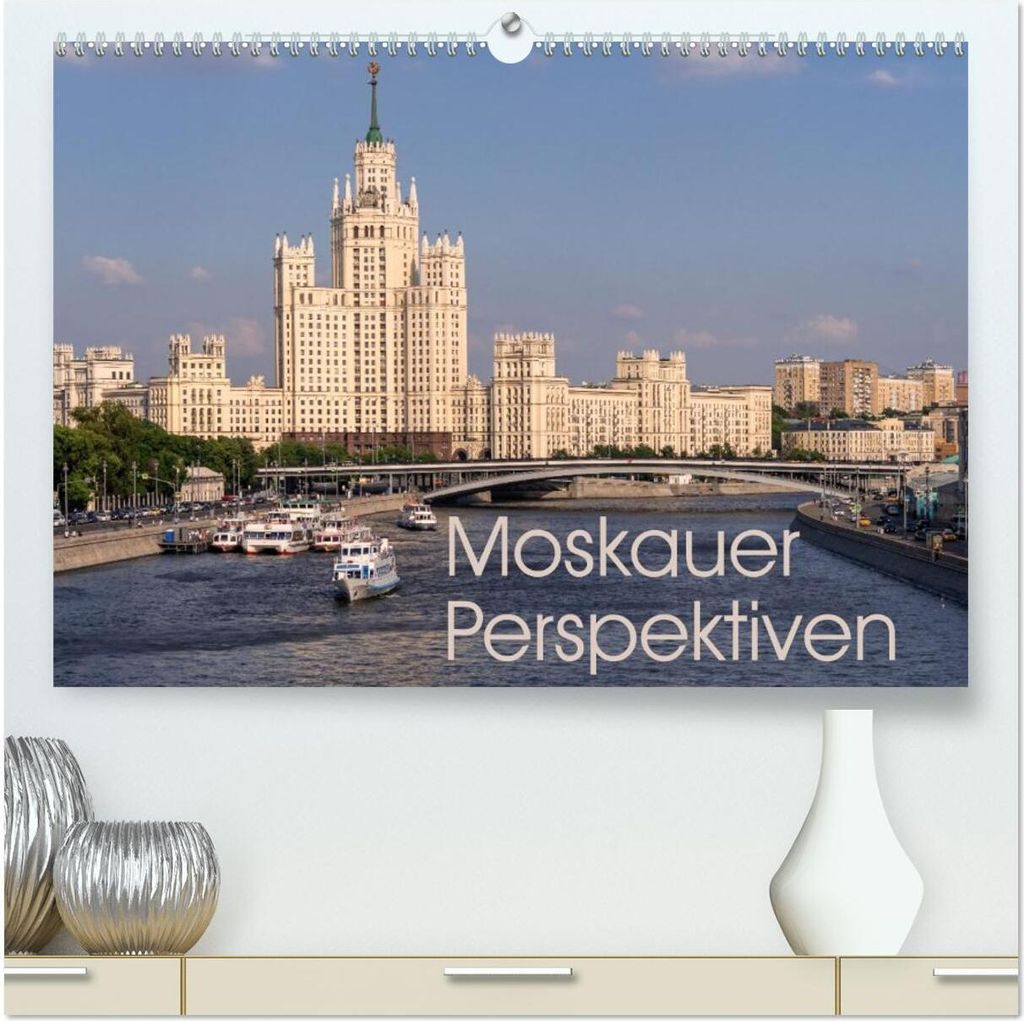 Moskauer Perspektiven (hochwertiger Premium Wandkalender 2026 DIN A2 quer), Kunstdruck in Hochglanz