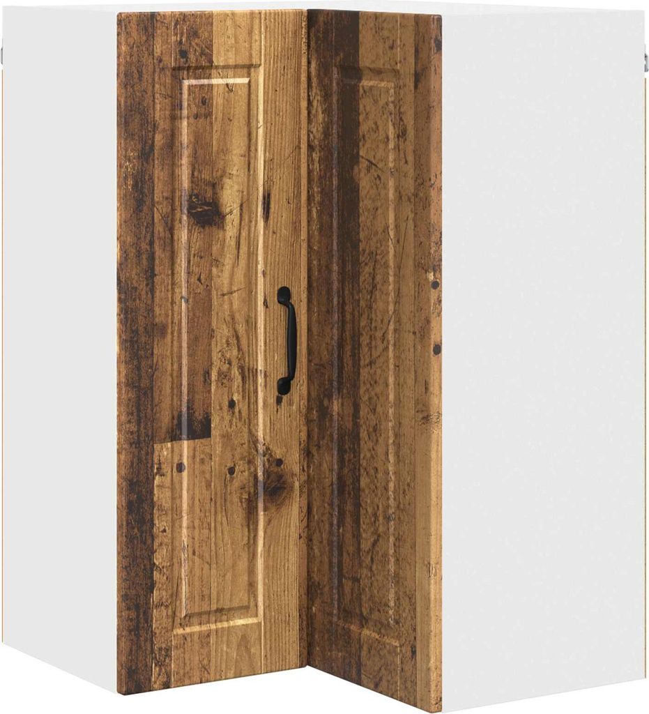 Küchenschrank mit Regal Altholz 57 x 57 x 80 cm Holzwerkstoff