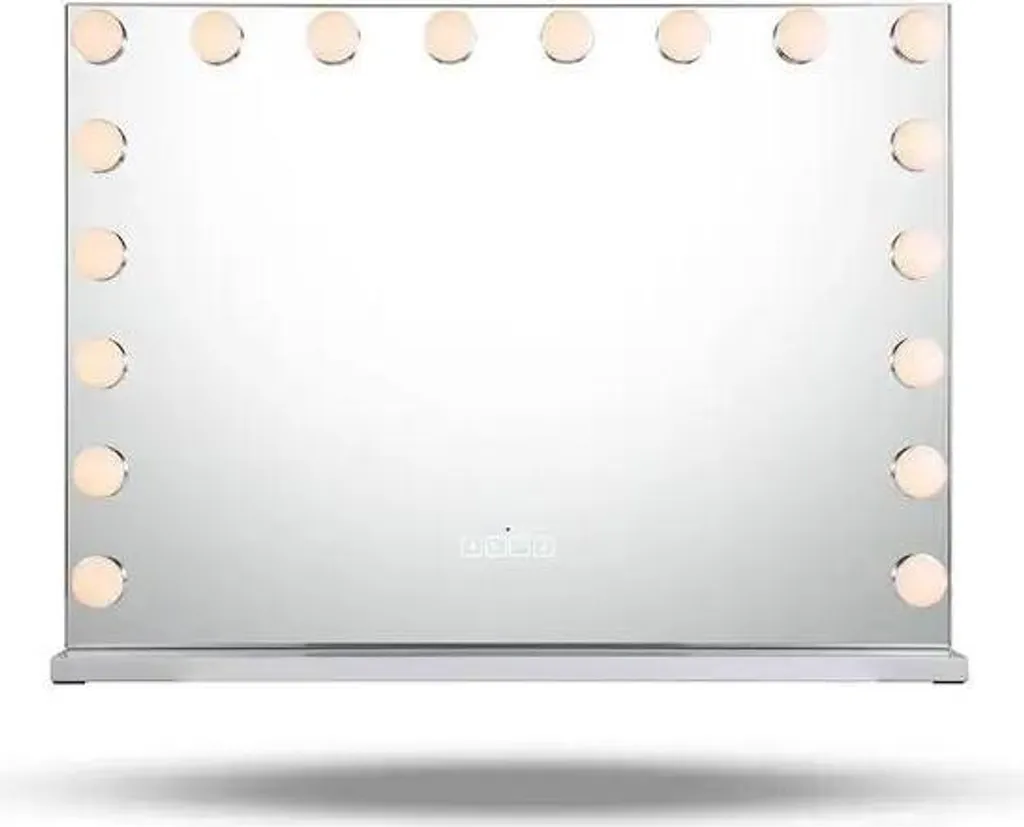 Miroir de Table Lumineux avec Enceinte Bluetooth pour Maquillage Pro - 2