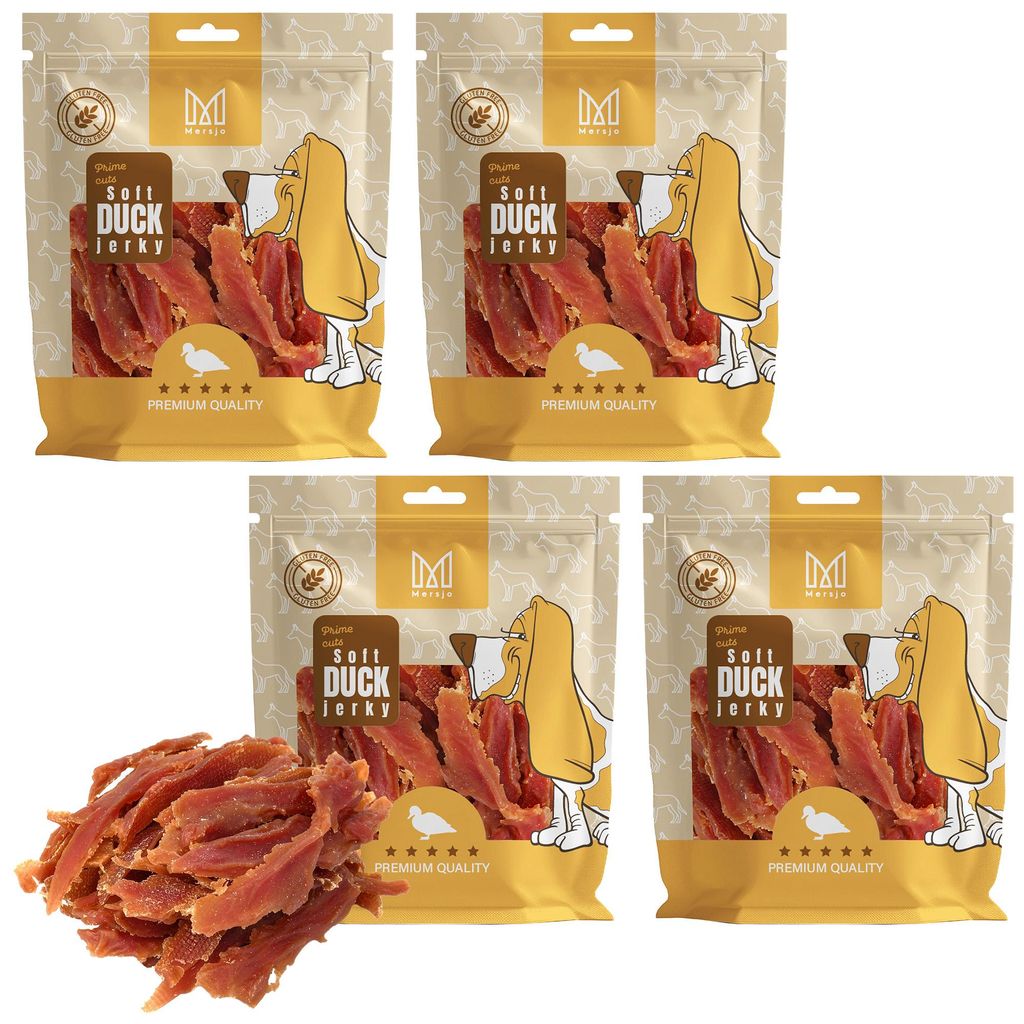 Mersjo Entenbrustfilets weich 2kg Hundesnack 92% Fleisch Produktbild 