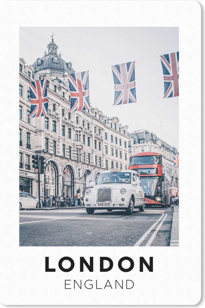 MuchoWow Mauspad Mousepad England - London - Flagge 40x60 cm - Mousepads - Maus Mat - Pad - Mausunterlage - Schreibtisch Accesoire