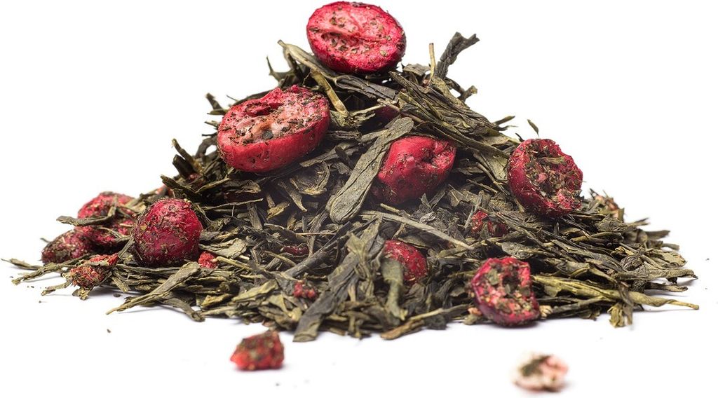 SENCHA PREISELBEERE & ERDBEEREE - Grüner Tee, 50g