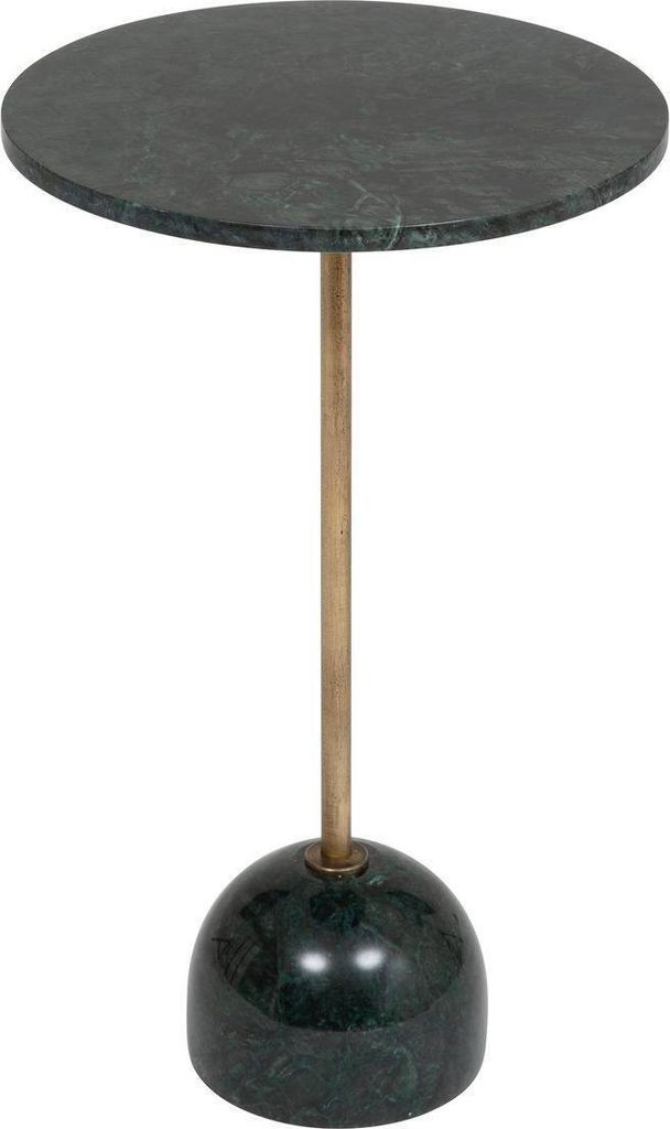 Beistelltisch "Nema" Marmor und Metall - Zederngrün - Atmosphera créateur d'intérieur
