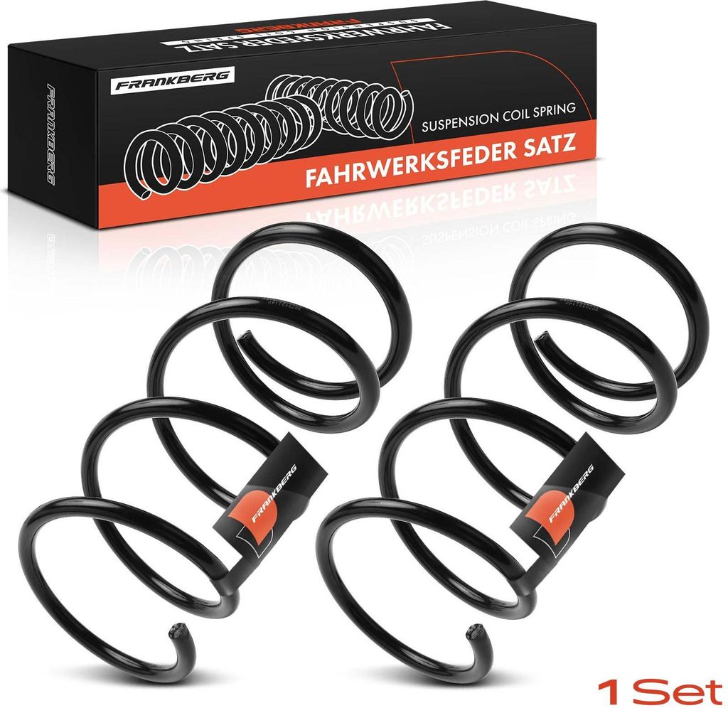 Frankberg 2x Fahrwerksfeder Vorderachse für Mitsubishi Outlander II CW W 2.0L 2006-2012